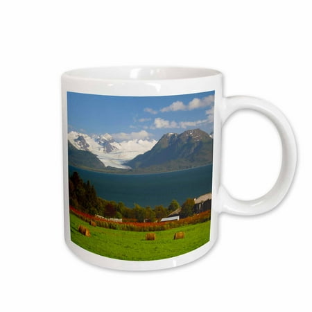 

3dRose Kachemak Bay Kenia Mountains Homer Alaska USA - US02 MHE0044 - Michel Hersen Ceramic Mug 15-ounce