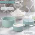 thumbnail image 3 of 1 Measuring cup and spoon set Stainless steel handle nested measuring cups, cooking and baking kitchen utensils, 3 of 6