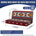 thumbnail image 7 of XYZCANDO Southwestern Tribal Print RV Dinette Cushion Covers, Stretch Washable Camper Bench Seat & Backrest Slipcovers Set for Travel Trailer Interior Protection, 7 of 7