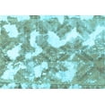 thumbnail image 1 of Ahgly Company Indoor Rectangle Abstract Light Blue Modern Area Rugs, 6' x 9', 1 of 4