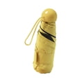thumbnail image 1 of Mini Paraguas Para Bolso Paraguas De Viaje Para Viajes De Camping Actividades Al Aire Libre Amarillo, 1 of 8
