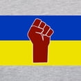 thumbnail image 3 of CafePress - Ukrainian Flag With Fist Long Sleeve T Shirt - Womens Baseball Tee, 3 of 4