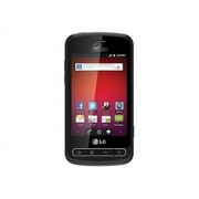 LG Optimus Slider - 3G smartphone - RAM 512 MB - microSD slot - LCD display - 3.2" - 320 x 480 pixels - rear camera 3.2 MP - Virgin Mobile - black
