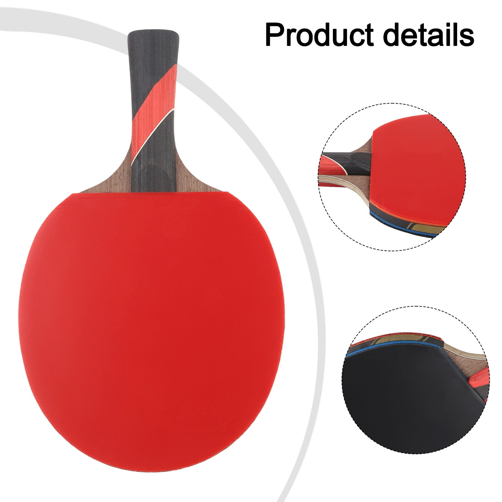 Table Tennis Paddle Single 6 Star Training Carbon Fiber for Ping Pong Rackets