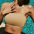 thumbnail image 6 of SHENGYUAN Push Up Sports Bra Women'S Bras Solid Color Halter Neck Yoga Running Shockproof Innerwear Fitness Brown,S, 6 of 7