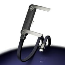 Charge Stand 2 in 1 Cable, 2-in-1 Invisible Holder Charger Cable, 240w Fast Charging Cord with Built-in Phone Stand, 360°Rotation, for Smartphones, Tablets (Type C to L)