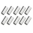 thumbnail image 4 of Stainless Steel Coupling Nut,10 Pcs Round Connector Threaded Sleeve Rod Round Connector Nuts User-Friendly Design, 4 of 8