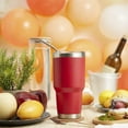 thumbnail image 6 of 30oz Tumbler Double Wall Vacuum Insulated Travel Mug, Stainless Steel Tumbler with Lid, Durable Powder Coated Insulated Coffee Cup for Cold & Hot Drinks, 6 of 6