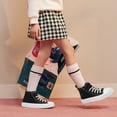 thumbnail image 5 of Kids Fashion Canvas Sneakers High Top Hook-And-Loop Adjustable Shoes, Breathable Casual Tennis Sneakers Outdoor Shoes for Toddler Little Big Boys Girls, 5 of 7