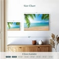 thumbnail image 4 of Elephant Stock Coconut Palms And Beach Wall Art - Horizontal Canvas Wall Art - Living Room Wall Decor - Beach Canvas - Blue And Green Decor - 12" x 8", 4 of 8