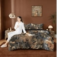 thumbnail image 6 of Manfei Hunting Deer 7-Piece Bedding Comforter Set For Men,Camo Animal Rustic King Bedding Sets Reversible, 6 of 9