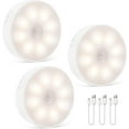 thumbnail image 1 of Veilleuse Détecteur de mouvement LED Rechargeable par USB (Blanc Chaud), 1 of 8