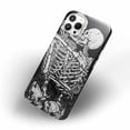 thumbnail image 4 of Tobelint Case for iphone 12 Pro,Skeleton Lovers Pattern Case with Side Print,Slim Bumper Full Cover, 4 of 5