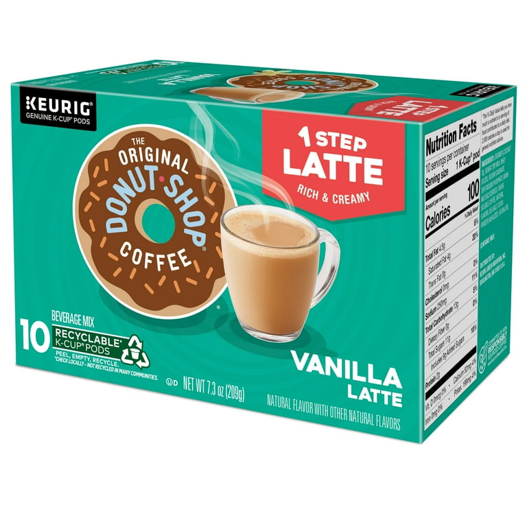 Shop Coffee Pods Donut Shop Vanilla Latte K Cup The Original Donut