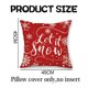 thumbnail image 2 of 4 piezas de almohada navideña con forma de copo de nieve, alce y árbol de Navidad, 2 of 5