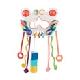 thumbnail image 2 of Animal Themed Sensory Pull String Toy, Fine Motor Skill Development, Safe ABS, Washable Fun, Interactive Early Learning, Visual Tactile Exploration, Portable Kids Activity, 2 of 6