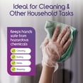 thumbnail image 5 of Inspire Exam Medical Clear Vinyl Disposable Gloves - Latex Free for Cleaning, Food Prep (XL), 5 of 7