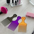 thumbnail image 4 of 1 Pc Women Durable Hair Insert Comb for Curly Thick Wavy Straight Hair Purple ABS, 4 of 6