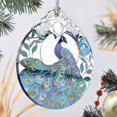 thumbnail image 2 of Adorno navideño con forma de pavo real en forma de tuber, 7,5 x 9 cm, 2 of 6