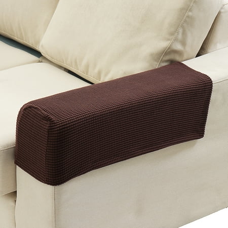 2pcs Premium Stretch Furniture Armrest Covers Sofa Couch Chair Arm