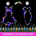 thumbnail image 3 of LED Easter Rabbit Window Light Hanging Fairy Lights CuteBny Light Window, 3 of 8
