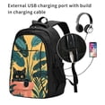 thumbnail image 2 of Balery Cat Hiding In Potted Plants Mochila con carga USB para hombre y mujer - Mochila impermeable y antirrobo para portátil con puerto USB para viajes, trabajo, estudios y universidad, 2 of 7