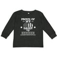 thumbnail image 3 of Inktastic Military Daddy Red Friday Deployed Boys or Girls Long Sleeve Toddler T-Shirt, 3 of 5