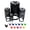 Black, variant on Chicken Standing Solid Self-Inking Rubber Stamp Ink Stamper - Yellow Ink - Medium 1 Inch