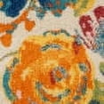 thumbnail image 5 of Nourison Allur Floral Ivory Multicolor 7'10" x 9'10" Area Rug, (8x10), 5 of 9
