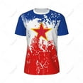thumbnail image 3 of Exclusive design Yugoslavia Flag Grain 3D Printed Men For Running Bike Soccer Tennis Fitness Sports tshirt Mesh Short T-shirt, 3 of 10
