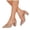 Khaki, variant on hoksml Women's Rhinestone Slingback Block Heel Pumps Pointed Toe PU Leather Dress Shoes Black Wine Khaki