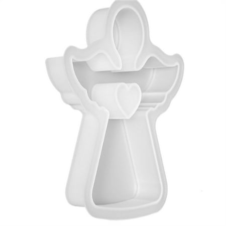 Candles Silicone Mould 3D Angel Silicone Candle Mould Angel Silicone Mould Casting Moulds Candle Moulds For Casting 3D Angel Candle Moulds Silicone Angel Casting Moulds Silicone Brush for Tumbler Wax