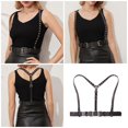 thumbnail image 2 of Punk Brace Belt for Women Men Unisex Fashionable Harness Strap RolePlay Game Suspenders Cool Costume Accessories, 2 of 4