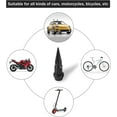 thumbnail image 5 of 45mm Spiked Aluminum Stem Valve Caps,4PCS Dustproof Tire Wheel Stem Caps for Cars,SUVs,Trucks Bicycles and Motorcycles(Black), 5 of 12