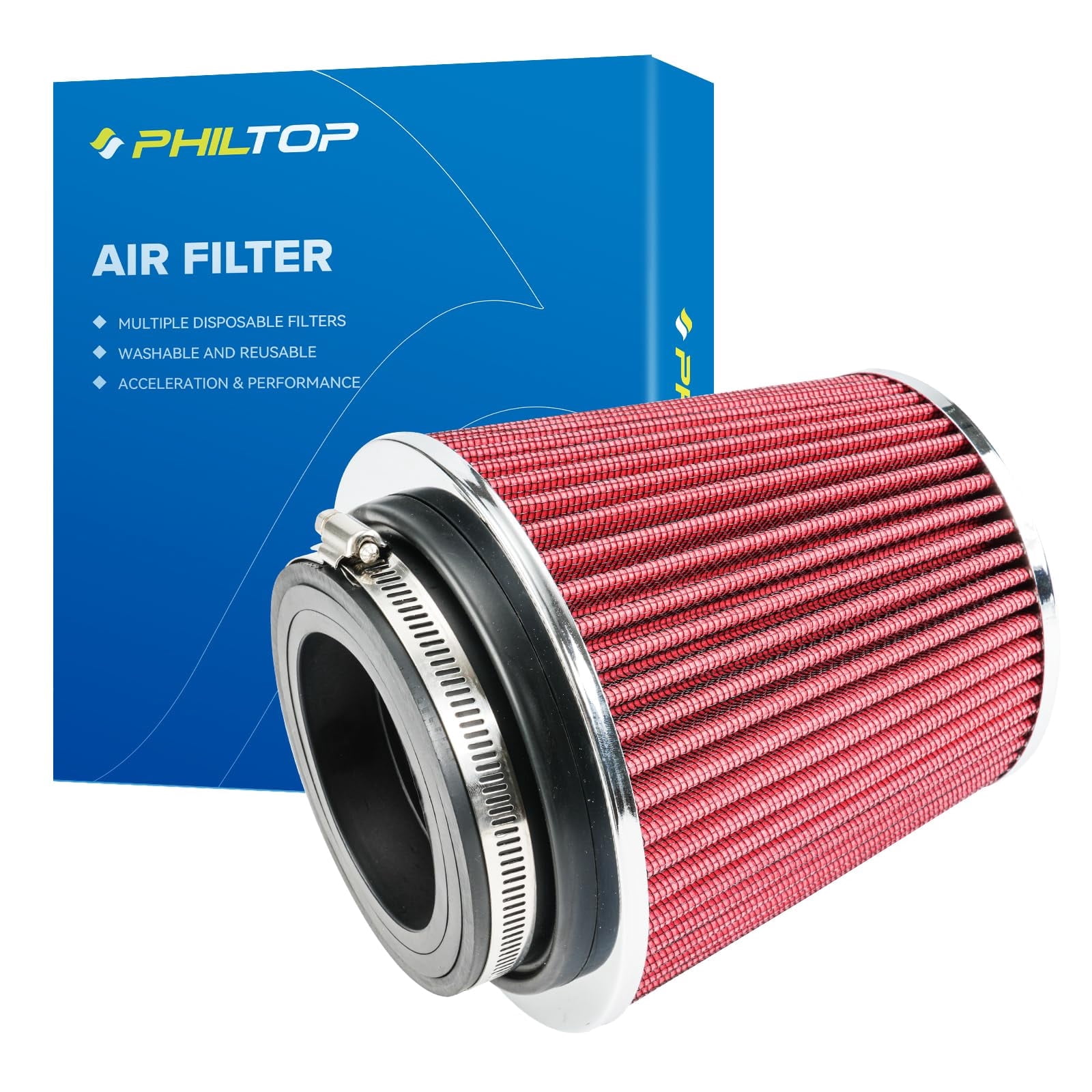 BestParts 14 X 3 Round High Flow Washable Air Cleaner