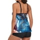 thumbnail image 3 of WILLBEST Traje de Baño para Mujer con Curvas, Tankini Fluido de Dos Piezas para Mujer con Pantalones Cortos, Camisetas Sin Mangas con Cuello En U, Trajes de Baño de 2 Piezas, 3 of 5