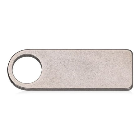 

Mini Titanium Alloy EDC Multi Tool Blank DIY Name Tag Titanium Plate Keyring Pendant Anti-Lost Pet