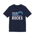 thumbnail image 3 of Curling rocks funny curling player pun Curling Team joke Unisex T-shirt, 3 of 7