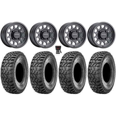 Method 414 15 Wheels Black +38mm 33 Ridge Saw 2.0 Tires Polaris RZR XP 1000 / PRO XP / Ranger XP 900/1000