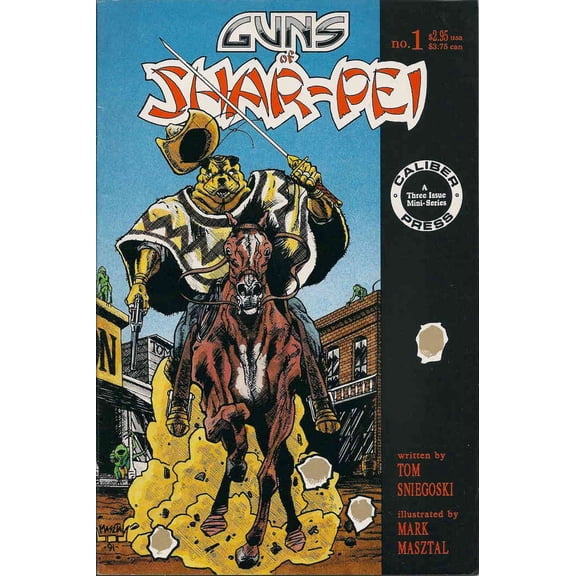Guns of Shar-Pei #1 VF ; Caliber Comic Book