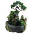 thumbnail image 4 of Fuente de escritorio, cascada, pequeña rocalla, humidificador, decoración de escritorio para el hogar, 4 of 15