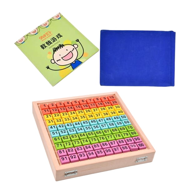 Juego de mesa Sudoku de madera Cien juguetes de aprendizaje de matemáticas Zulema Juego de mesa Sudoku