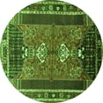 thumbnail image 1 of Ahgly Company Indoor Round Persian Green Traditional Area Rugs, 6' Round, 1 of 1