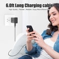 thumbnail image 2 of Cargador rápido adaptativo con cable tipo C de 6 pies para Samsung Galaxy S10/S10e/S10 Plus/S9/S9 Pl, 2 of 7