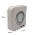 thumbnail image 1 of Wired Door Bell DC 12V Vocal Wired Doorbell Welcome Door Bell For Security Access Control System, 1 of 5