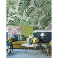 thumbnail image 3 of GK Wall Design  Palm Leaves Vintage Leaf Pattern Tropical Wallpaper H:106"  x W:187", 3 of 3