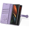 thumbnail image 5 of for Samsung Galaxy Z Fold 3 5G Cartoon Cute Wallet Case,Cat Dog Style Flip Phone Cover with ID Card Holder PU Leather Cases for Samsung Galaxy Z Fold 3 5G MG Purple, 5 of 14
