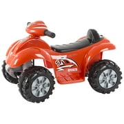 Ride On Toy Quad ATV, Battery Powered Dinosaur Four Wheeler Toy With Sound Effects by Lil' Rider? Toys for Boys and Girls 2 - 4 Year Olds (Red)