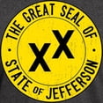thumbnail image 3 of CafePress - State Of Jefferson Flag Dark T Shirt - Men's Classic Graphic Cotton T-Shirt, 3 of 4