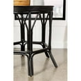 thumbnail image 5 of Antonio Round Rattan Tray Top Accent Table Black, 5 of 8